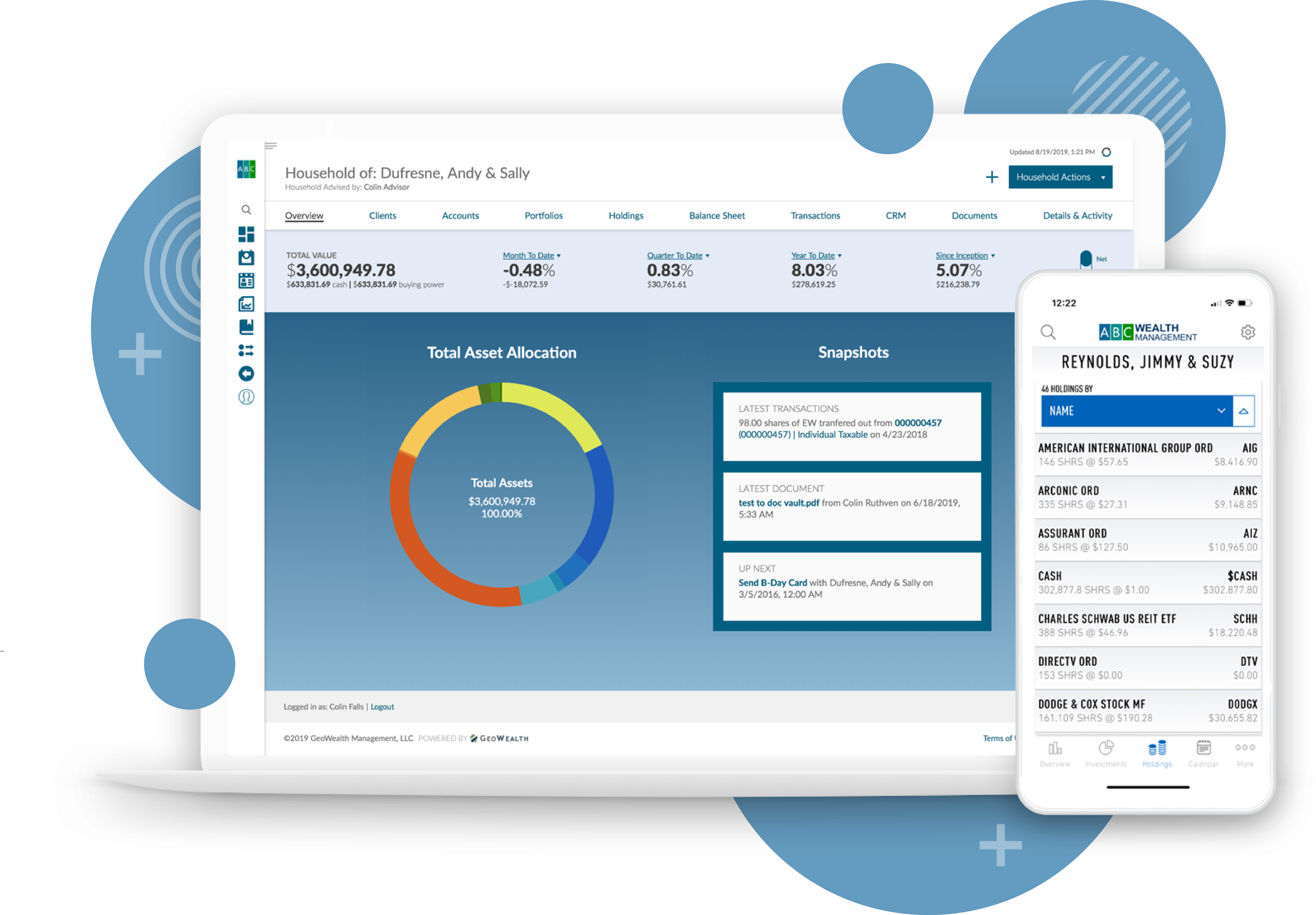Calendar Landing Page Widget